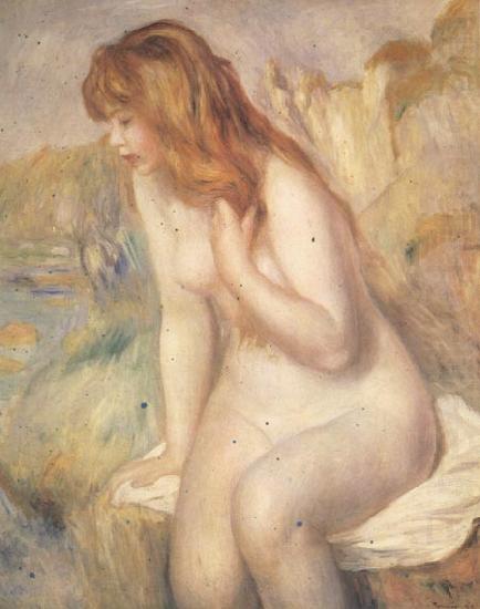 Bather on A Rock, Pierre Renoir